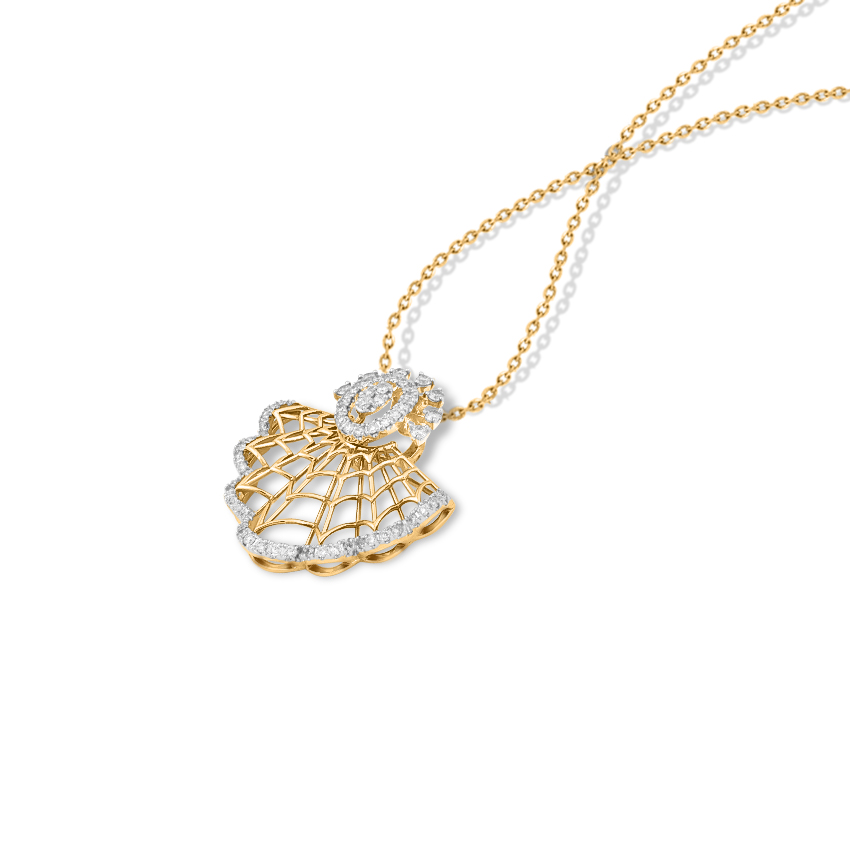 Lattice Glitter Diamond Pendant Lattice Glitter Diamond Pendant