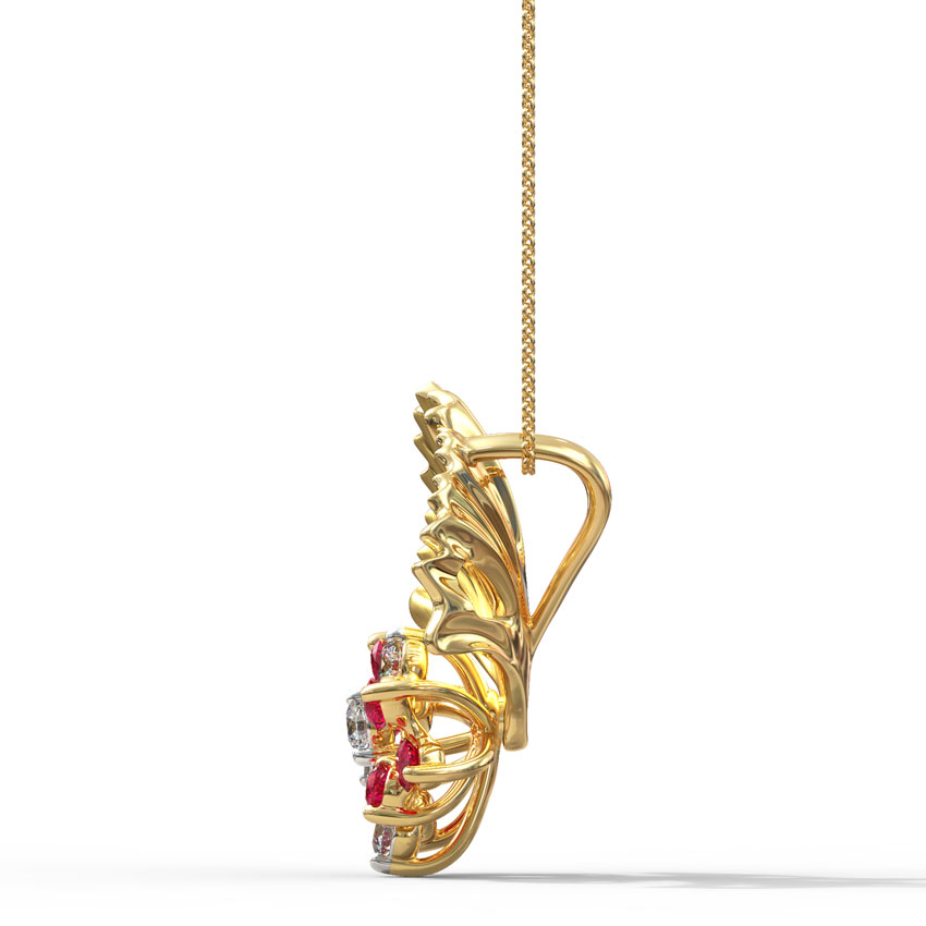 Artistic Ginkgo Gemstone Pendant Artistic Ginkgo Gemstone Pendant