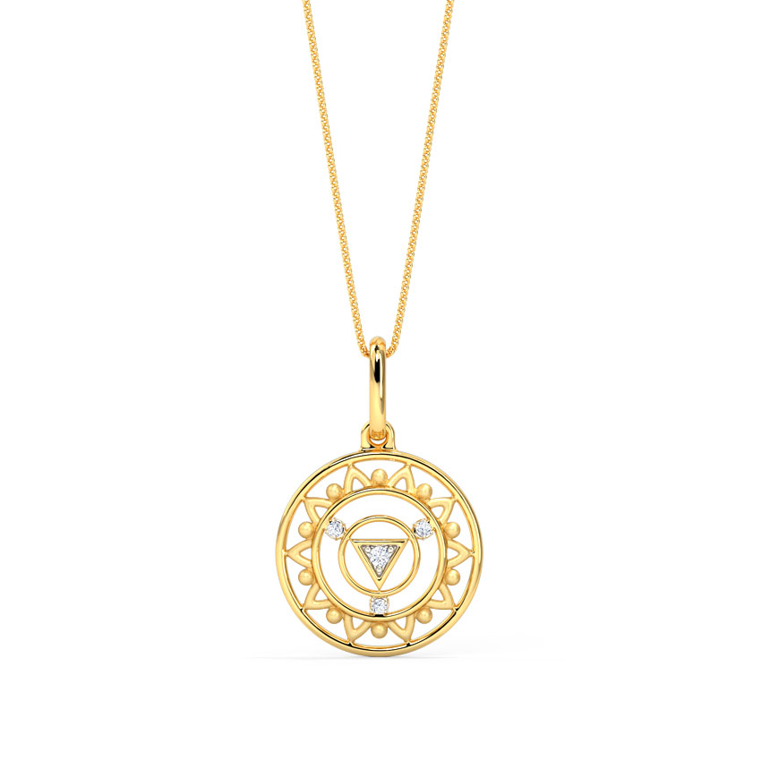 Manipura Solar Plexus Chakra Pendant