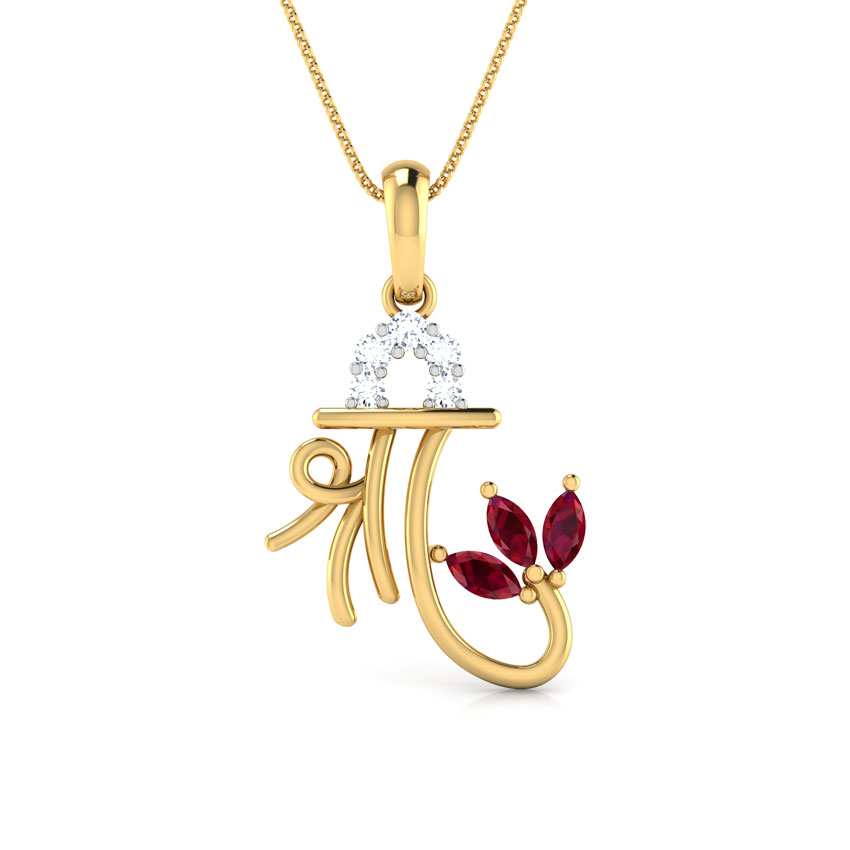 Divine Shree Gemstone Pendant Divine Shree Gemstone Pendant