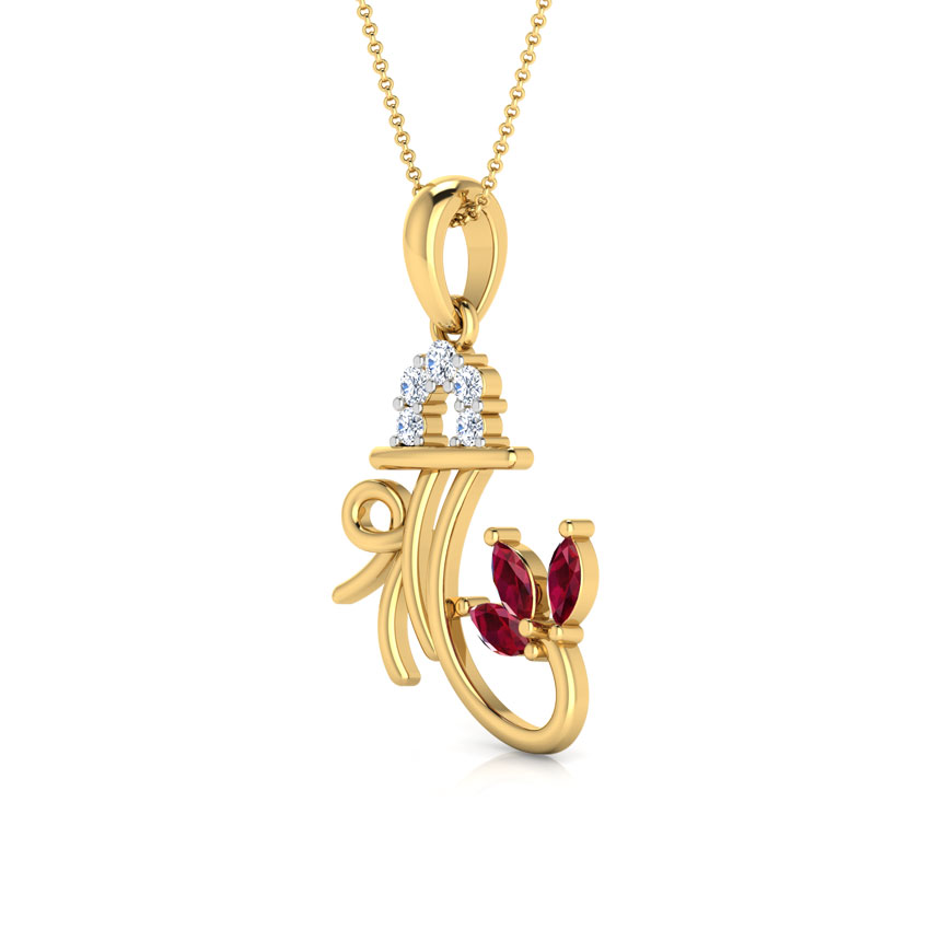 Divine Shree Gemstone Pendant Divine Shree Gemstone Pendant