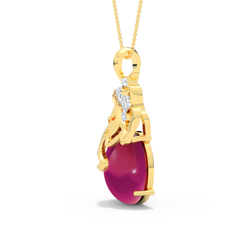 Ganesha Deity Gemstone Pendant Ganesha Deity Gemstone Pendant