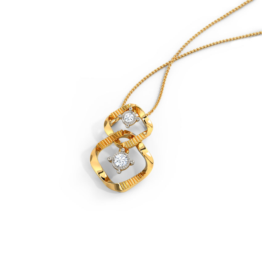 Twine Diamond Miracle Plate Pendant