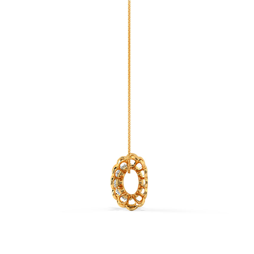 Ava Scallop Diamond Pendant Ava Scallop Diamond Pendant