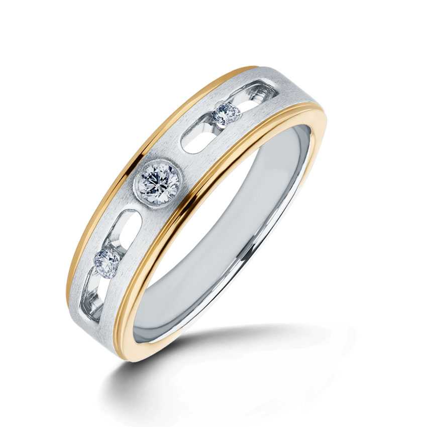 Admiration Duo-Tone Ring Admiration Duo-Tone Ring