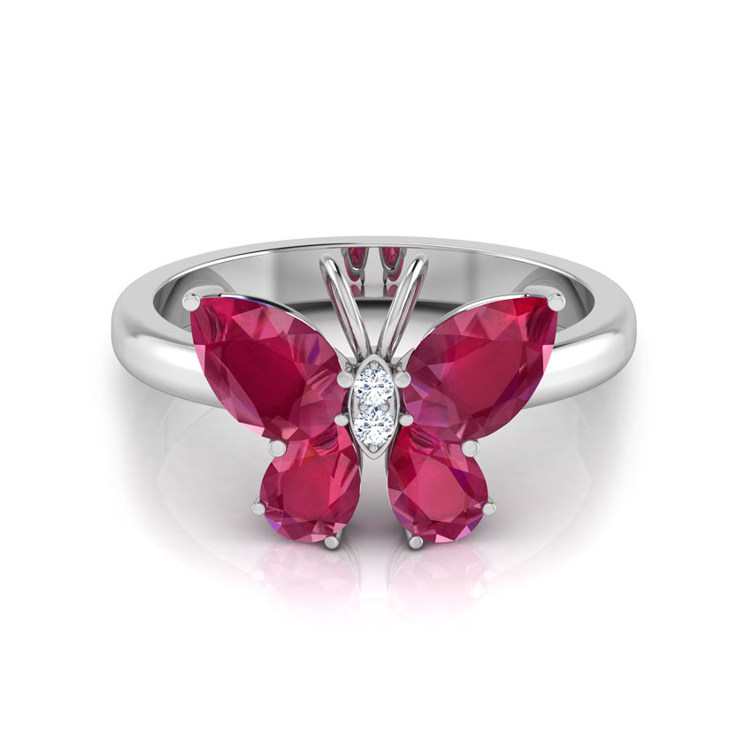 Butterfly Ruby Diamond Ring Butterfly Ruby Diamond Ring