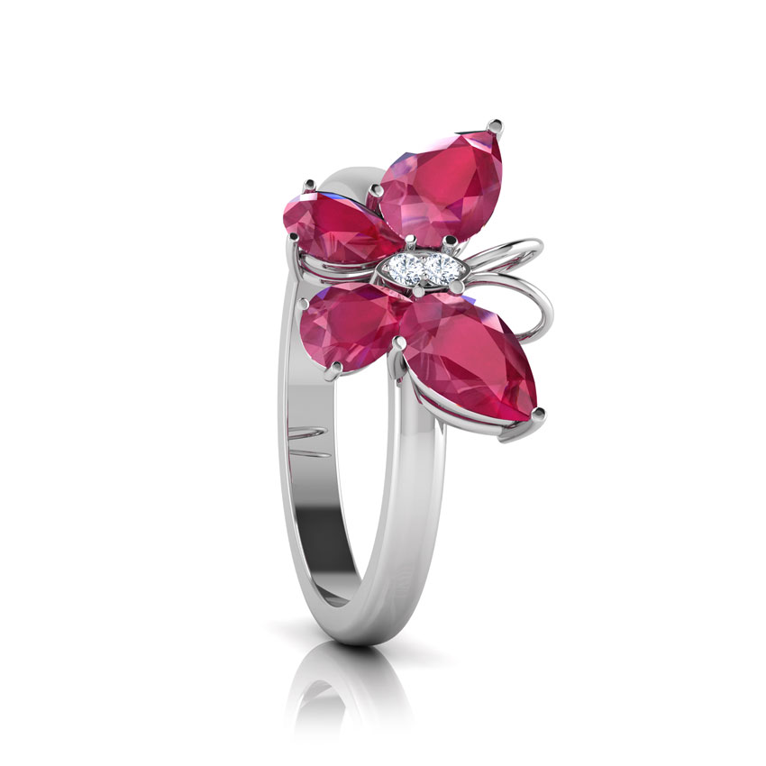 Butterfly Ruby Diamond Ring Butterfly Ruby Diamond Ring