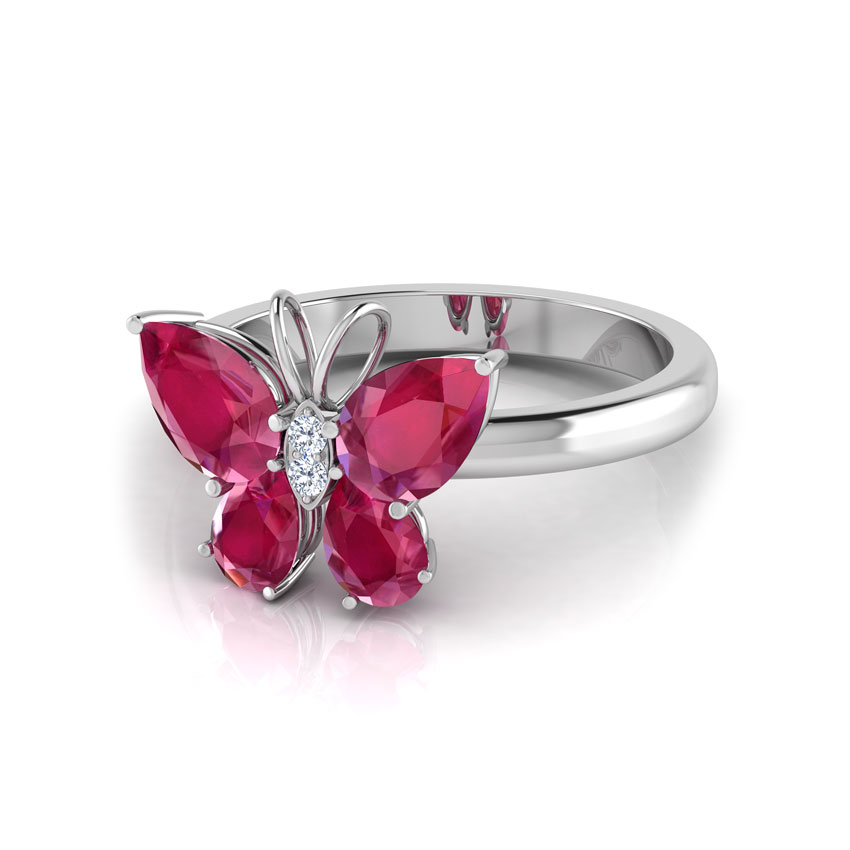 Butterfly Ruby Diamond Ring Butterfly Ruby Diamond Ring
