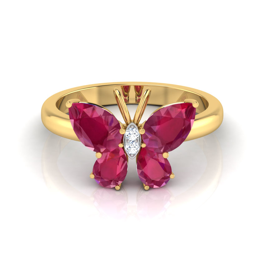 Butterfly Ruby Diamond Ring Butterfly Ruby Diamond Ring