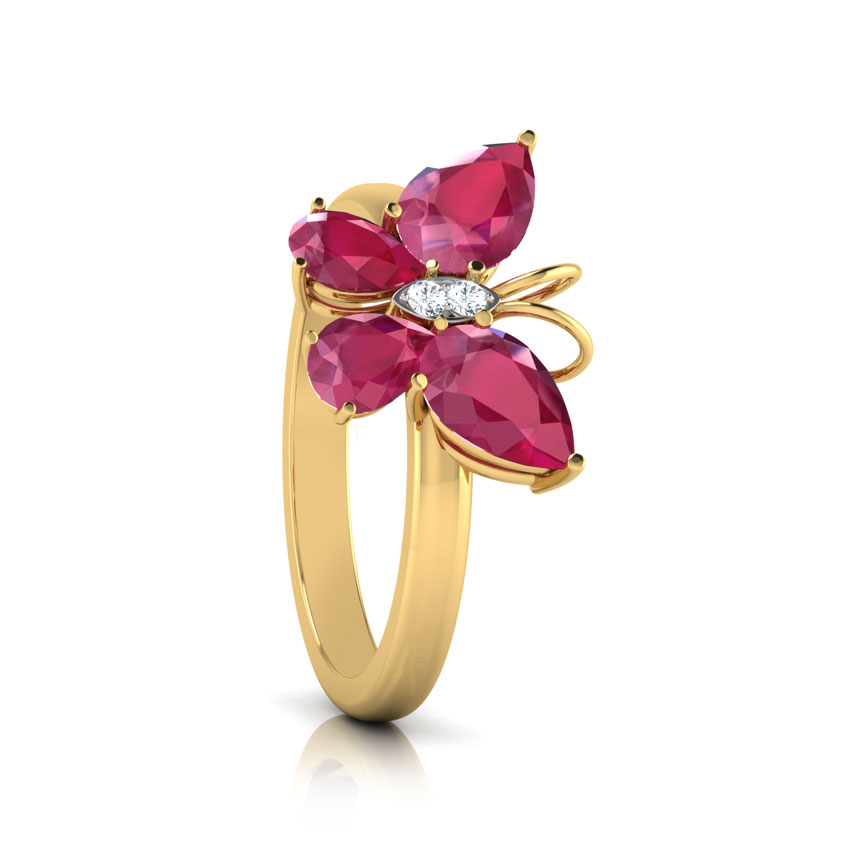 Butterfly Ruby Diamond Ring Butterfly Ruby Diamond Ring