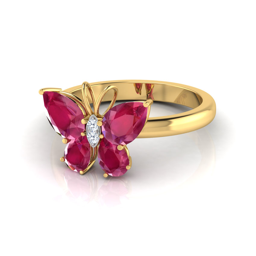 Butterfly Ruby Diamond Ring Butterfly Ruby Diamond Ring