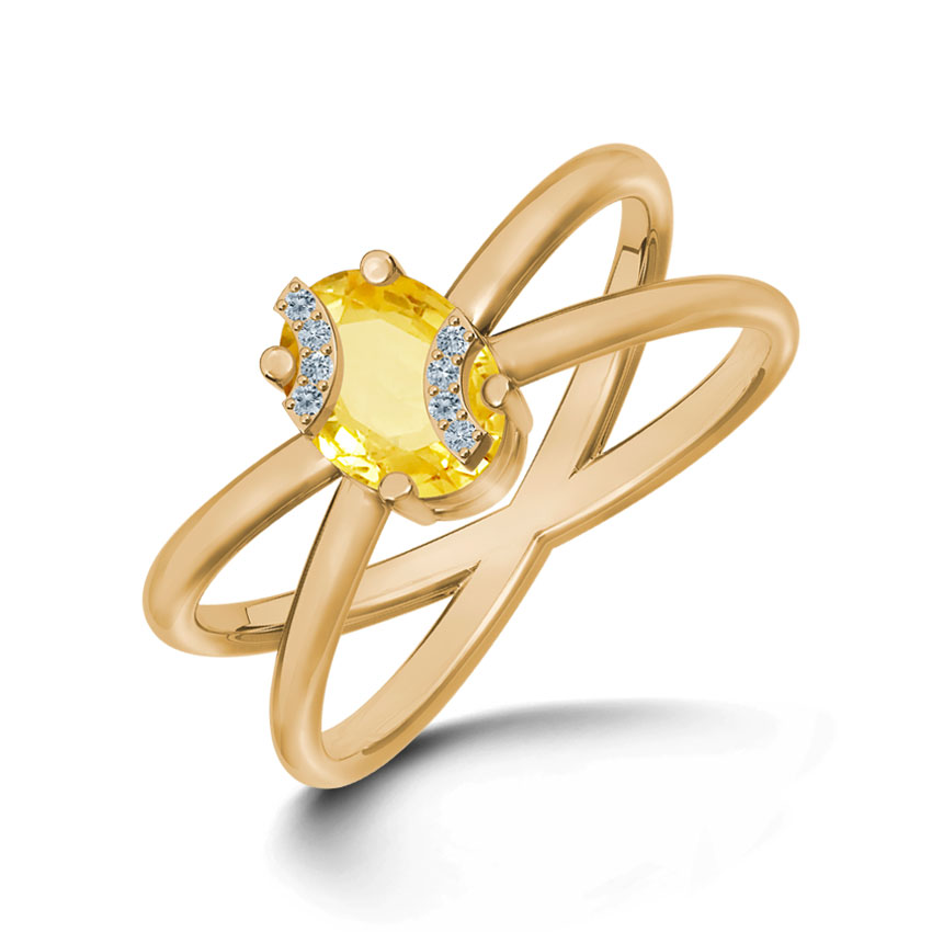 Orbit Sapphire Ring