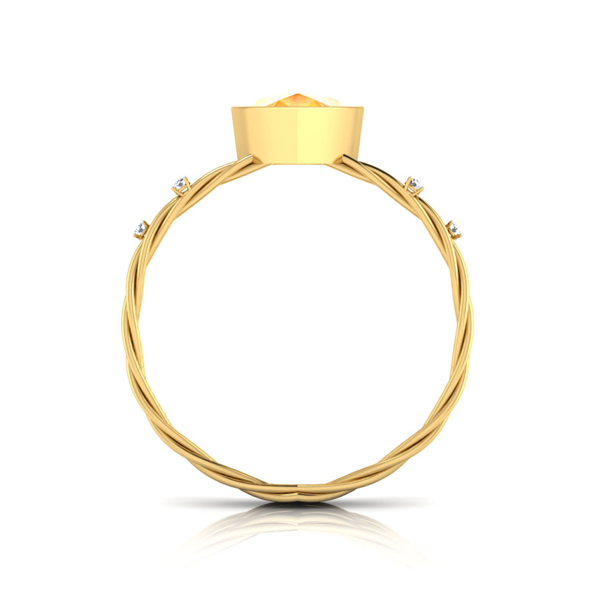 Wicker Style Sapphire Ring