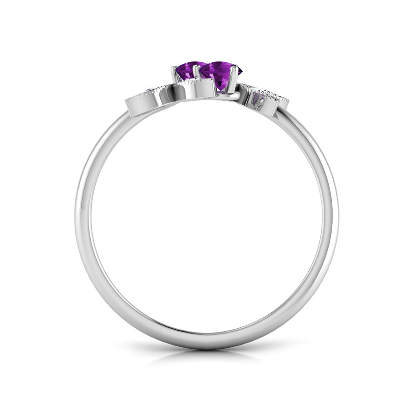 You & I Amethyst Gold Ring