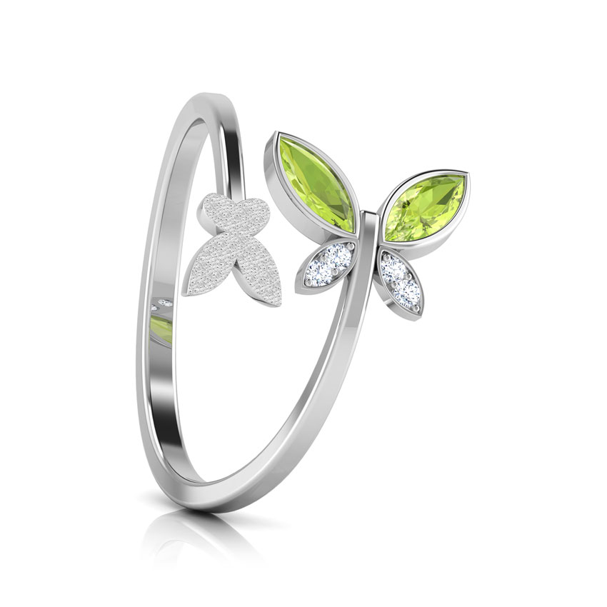 Dual Butterfly Gold Ring