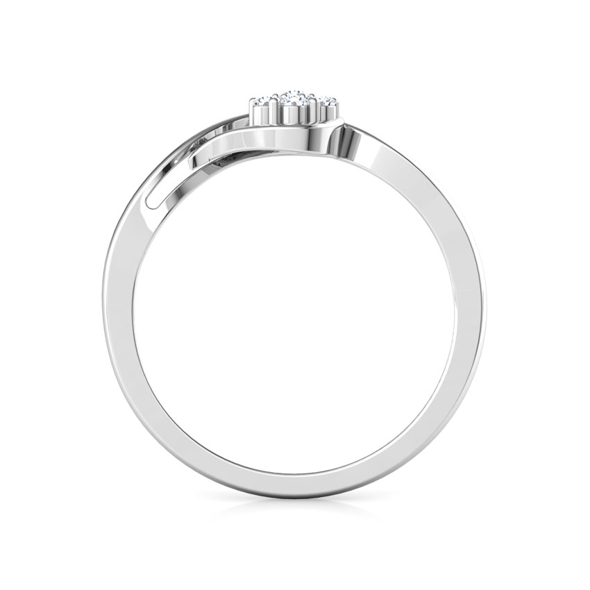 Embraced Flower Diamond Ring