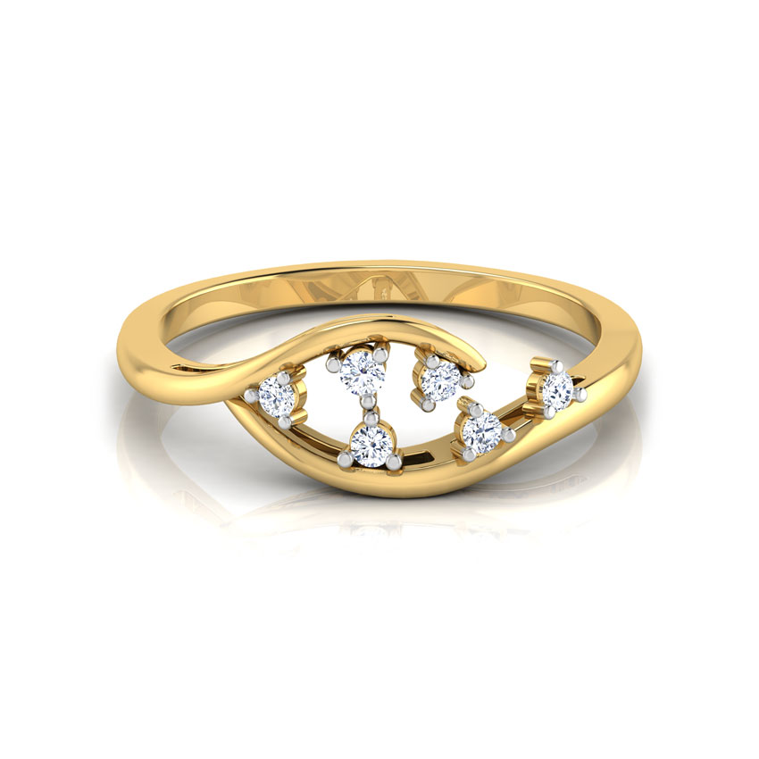 Golden Ribbon Ring