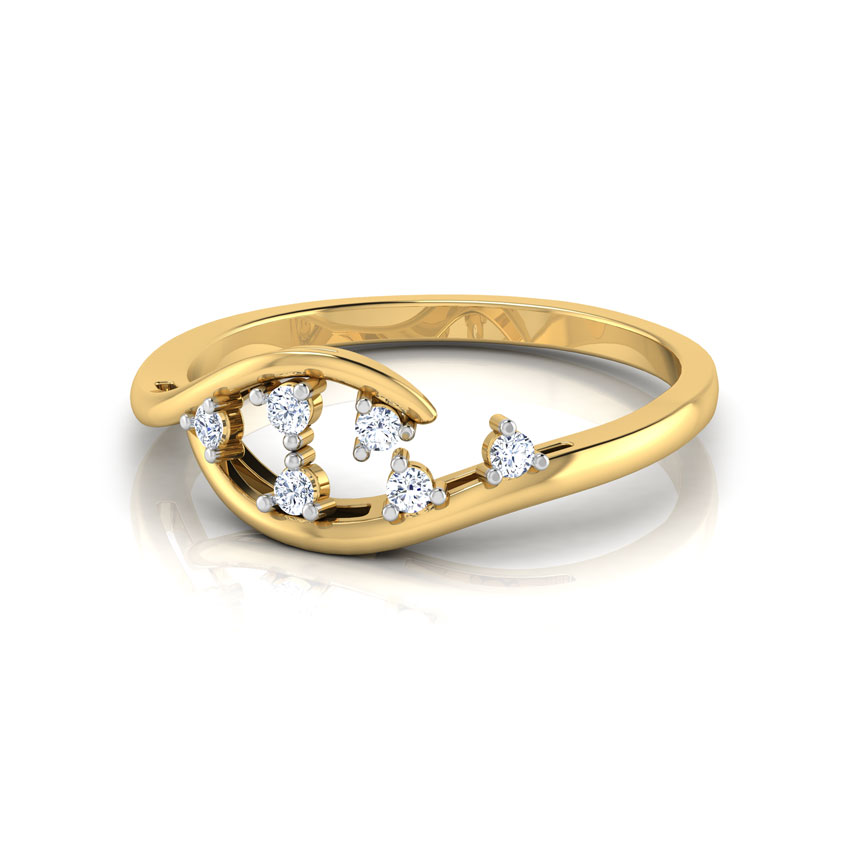 Golden Ribbon Ring