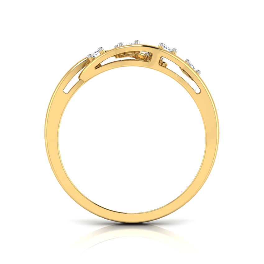 Golden Ribbon Ring
