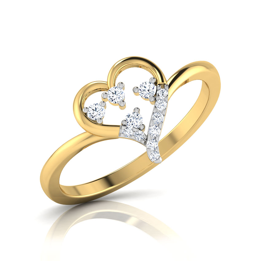 Bejewelled Heart Ring