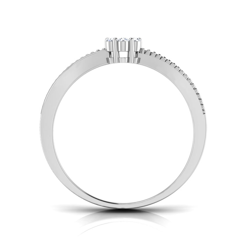 Ribbon Tie Diamond Ring