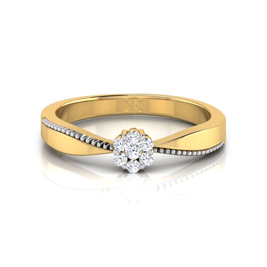Ribbon Tie Diamond Ring