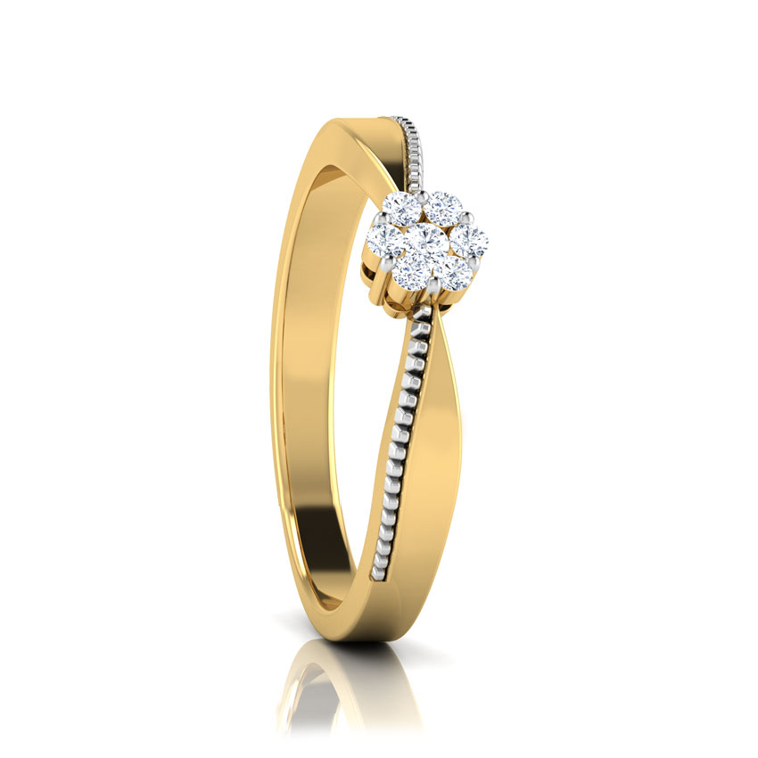 Ribbon Tie Diamond Ring