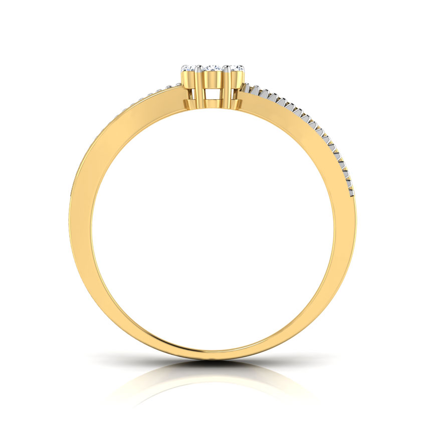 Ribbon Tie Diamond Ring