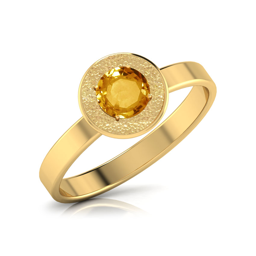 Eternal Flame Citrine Ring
