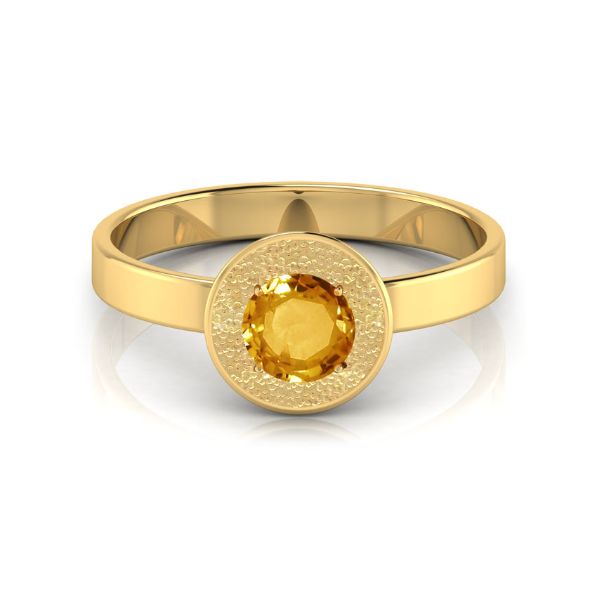 Eternal Flame Citrine Ring
