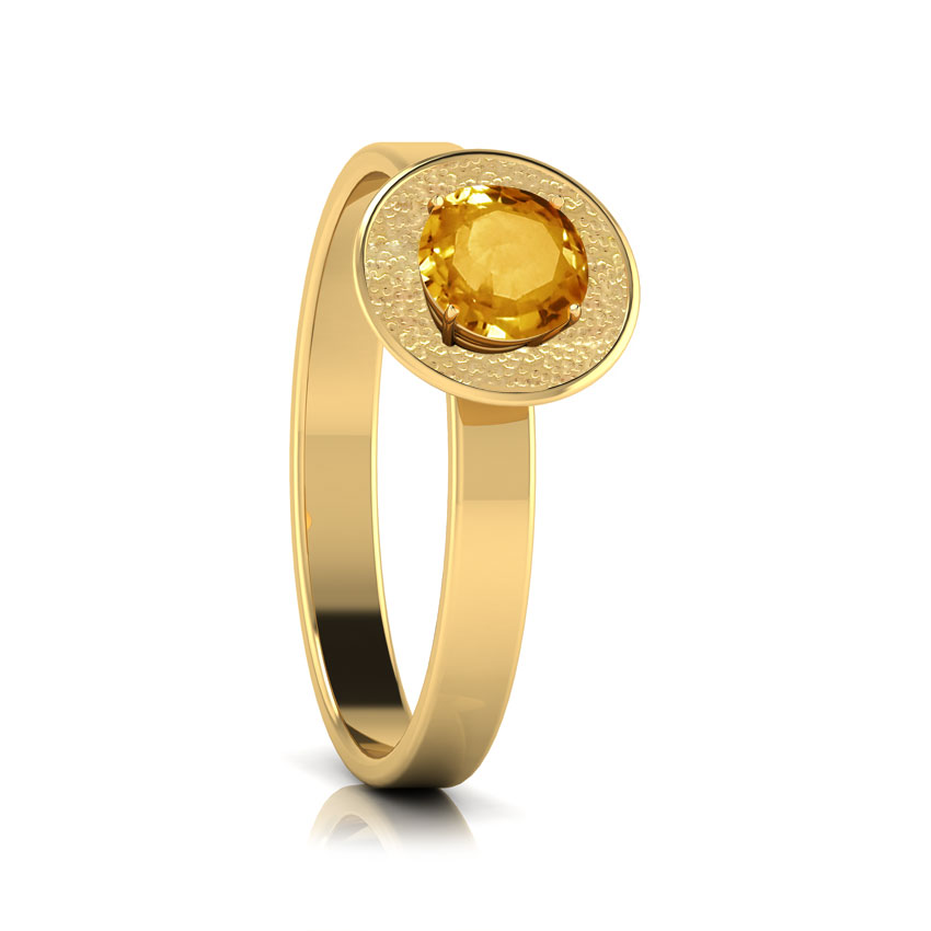 Eternal Flame Citrine Ring
