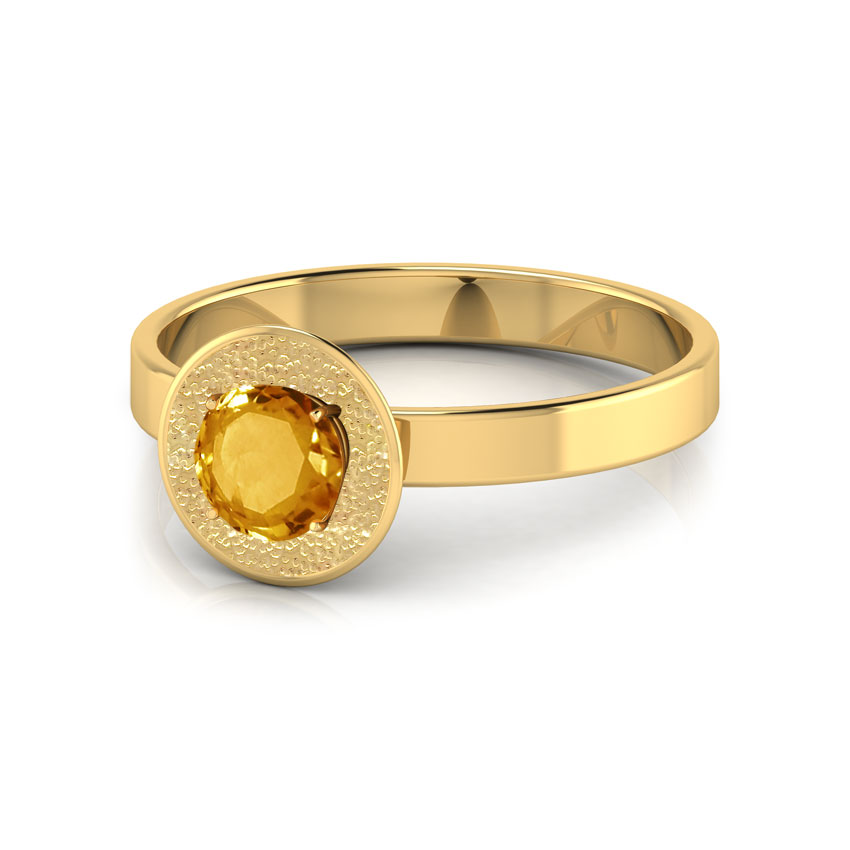 Eternal Flame Citrine Ring