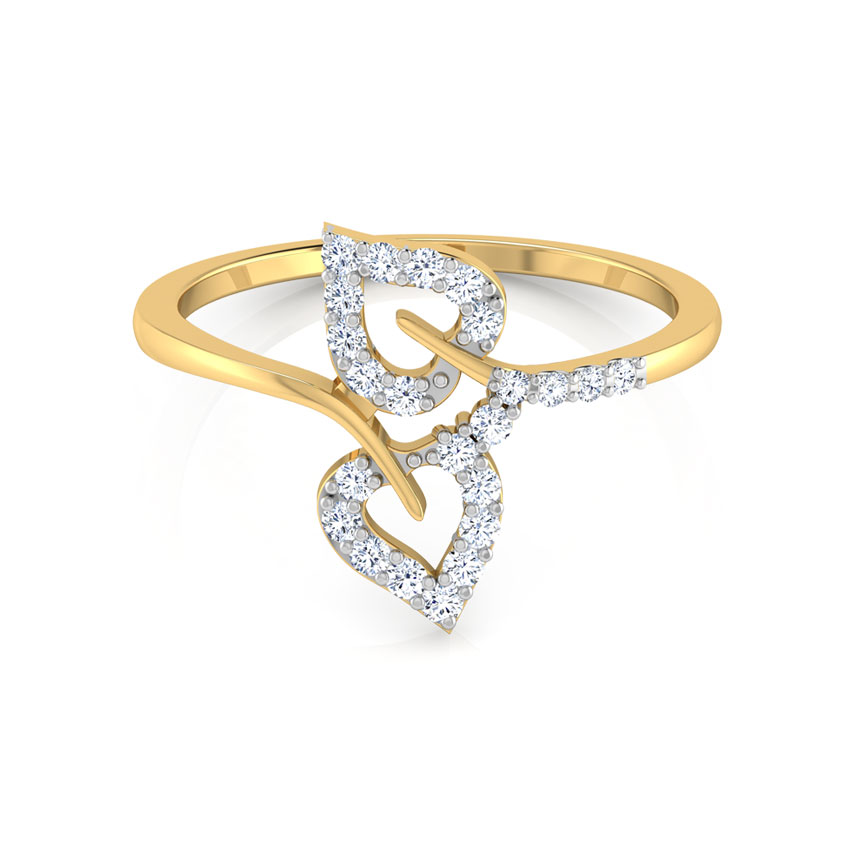 Twin Leaf Ring Twin Leaf Ring