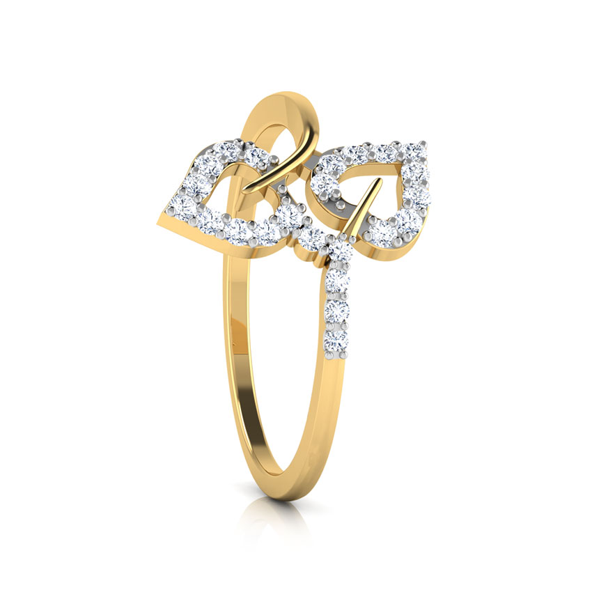 Twin Leaf Ring Twin Leaf Ring