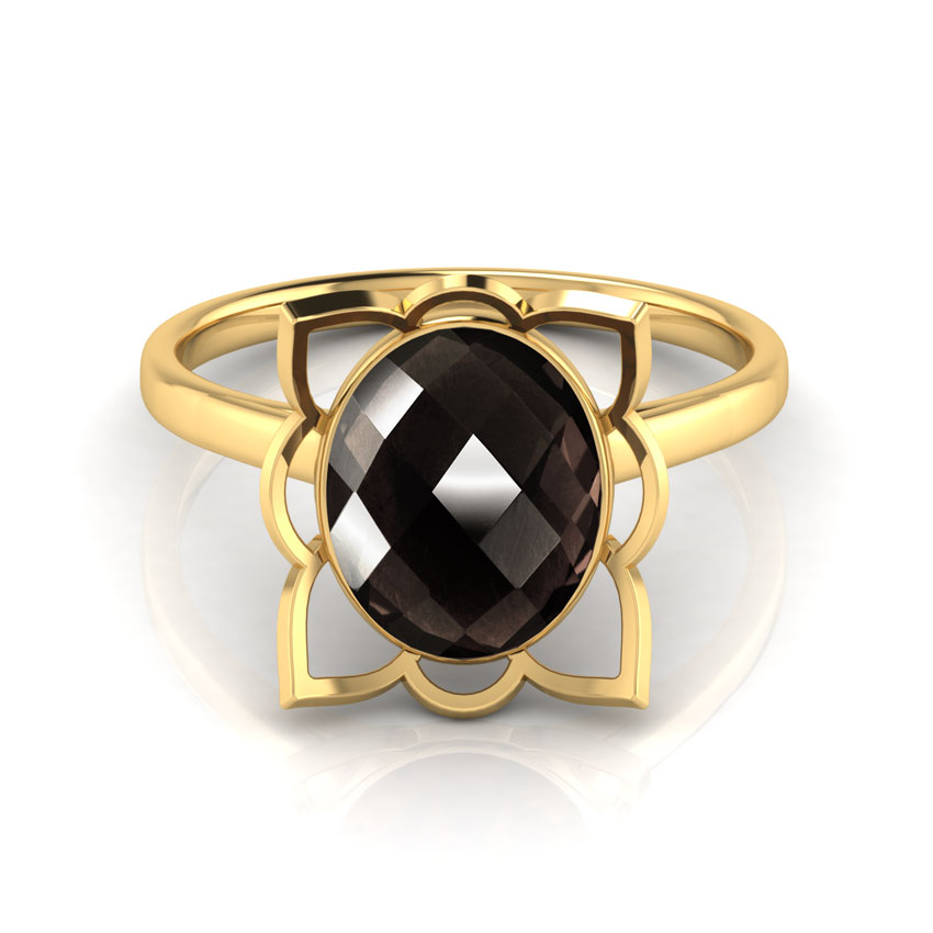 Floral Quartz Ring 