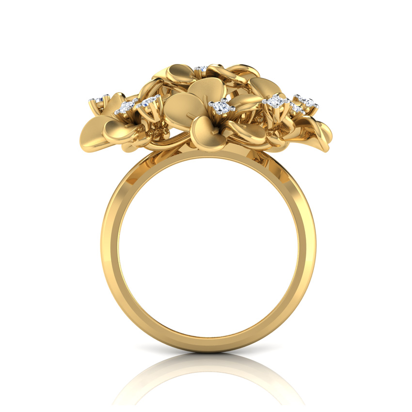 Plumeria Cluster Ring