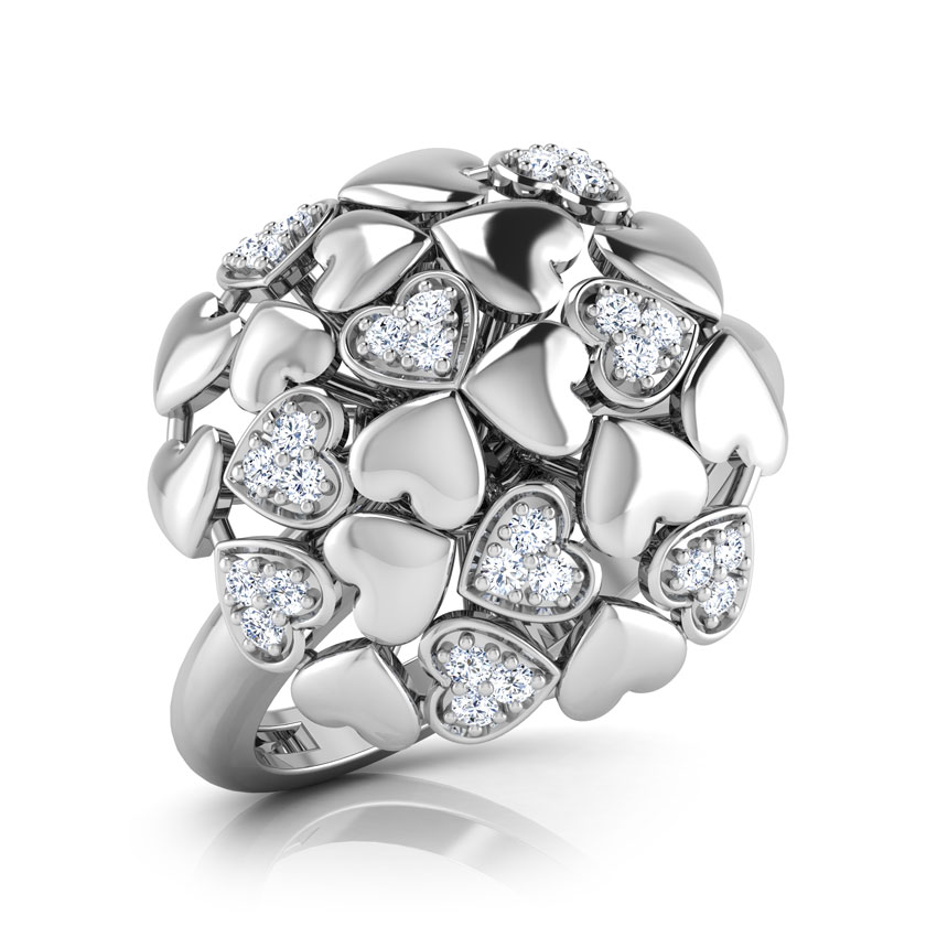 Heart Burst Diamond Ring Heart Burst Diamond Ring