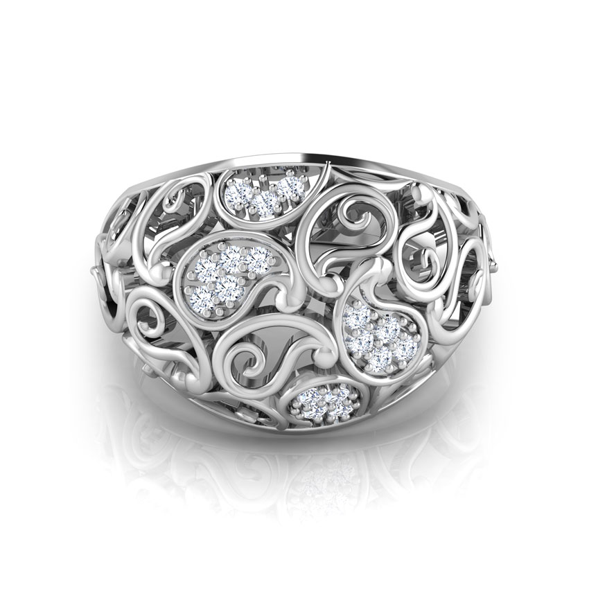 Laleh Paisley Diamond Ring Laleh Paisley Diamond Ring