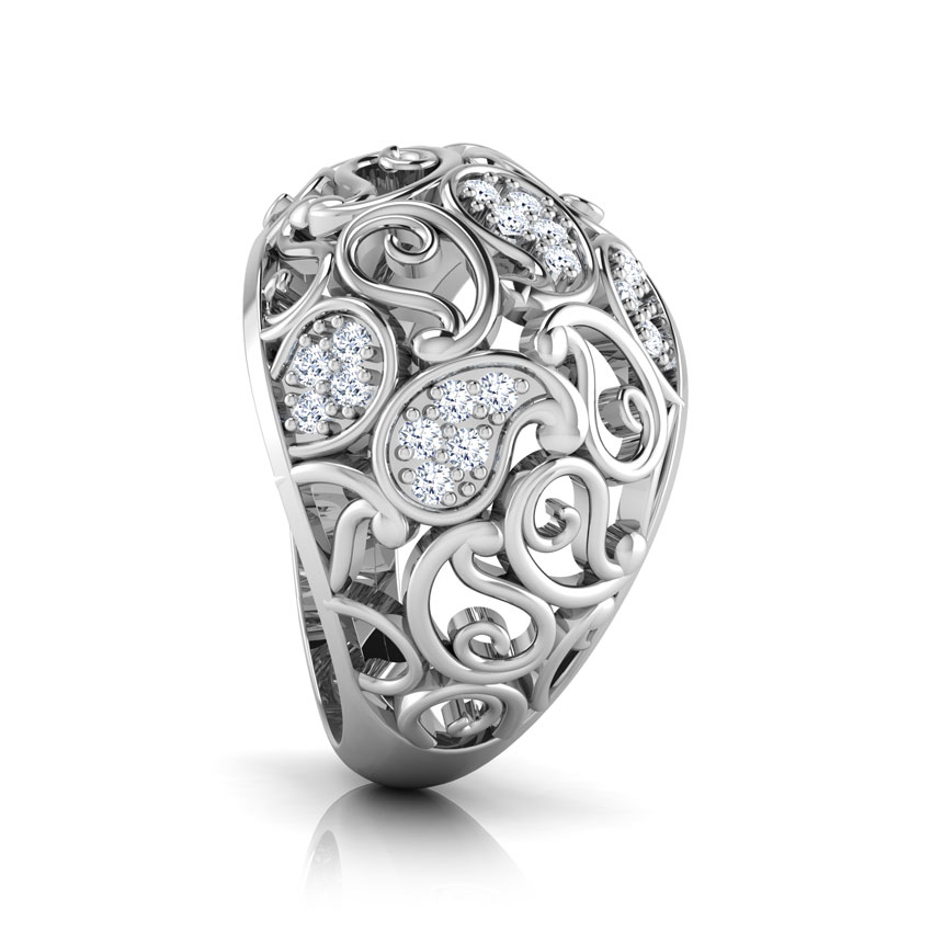 Laleh Paisley Diamond Ring Laleh Paisley Diamond Ring