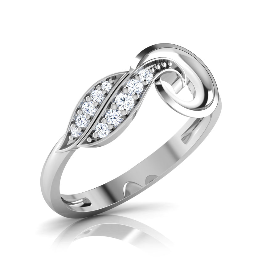 Diamond Leaf Ring Diamond Leaf Ring