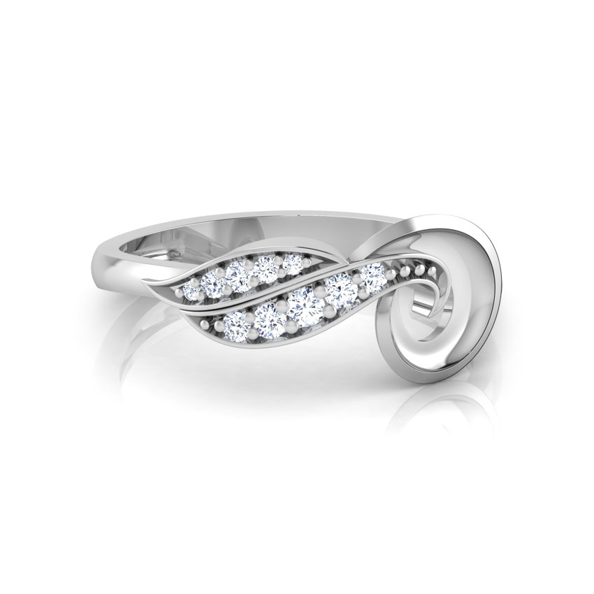 Diamond Leaf Ring Diamond Leaf Ring