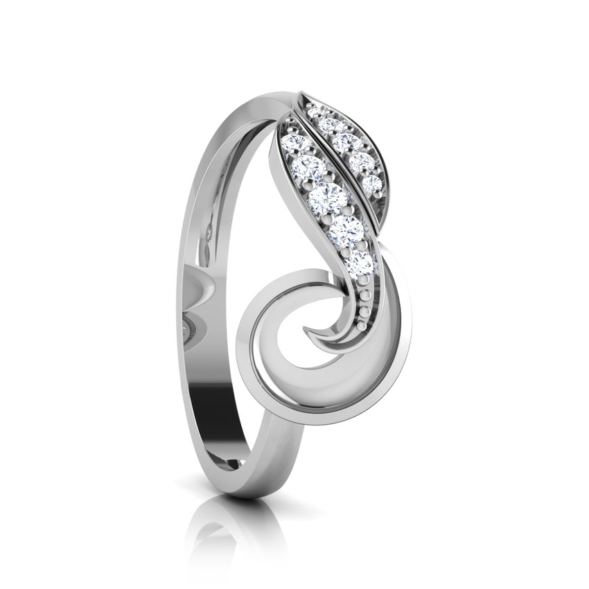 Diamond Leaf Ring Diamond Leaf Ring