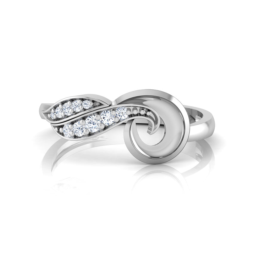 Diamond Leaf Ring Diamond Leaf Ring
