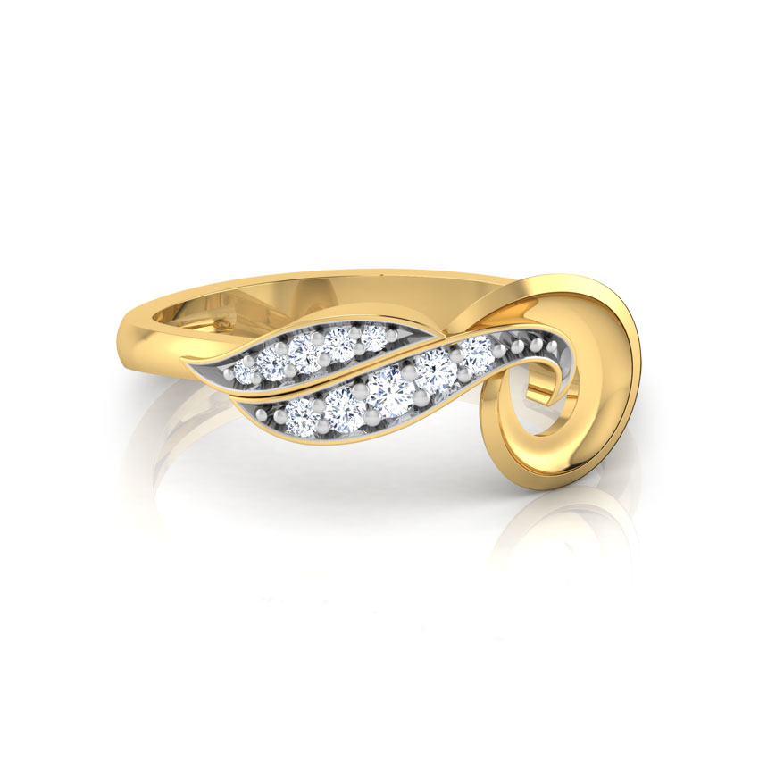 Diamond Leaf Ring Diamond Leaf Ring