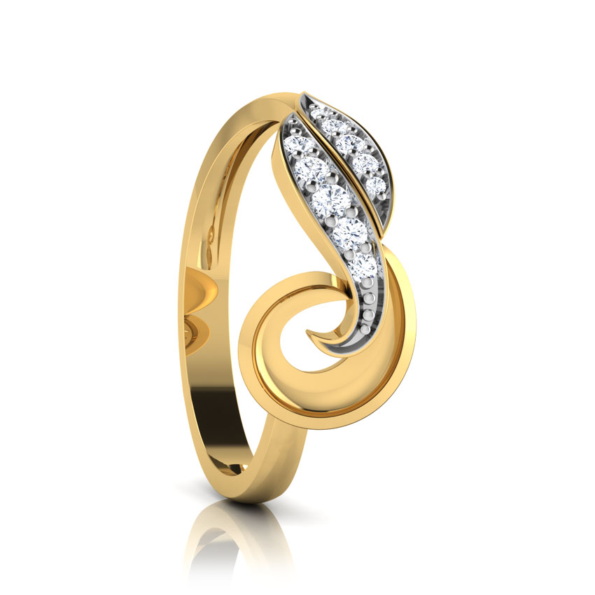 Diamond Leaf Ring Diamond Leaf Ring