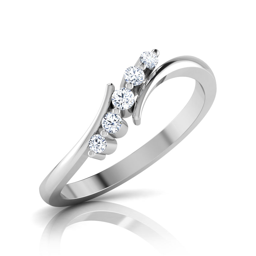 Trio Curls Diamond Ring