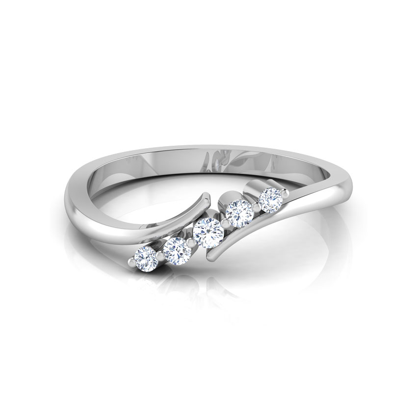 Trio Curls Diamond Ring