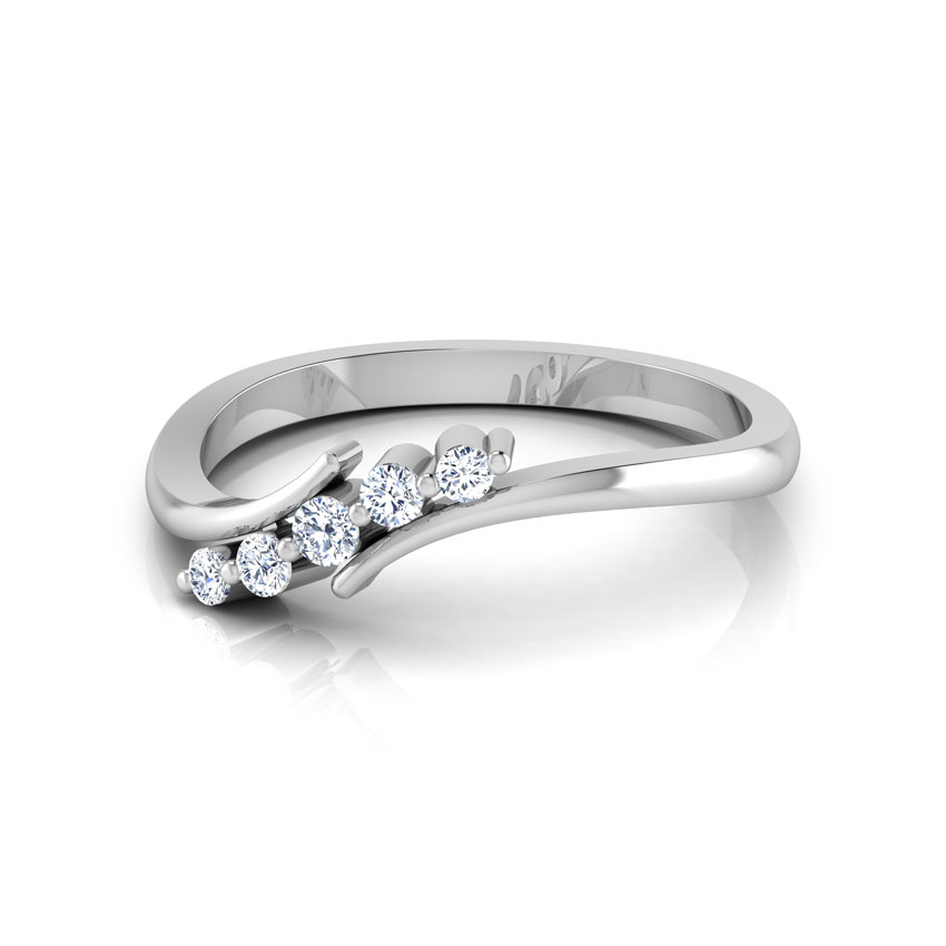 Trio Curls Diamond Ring