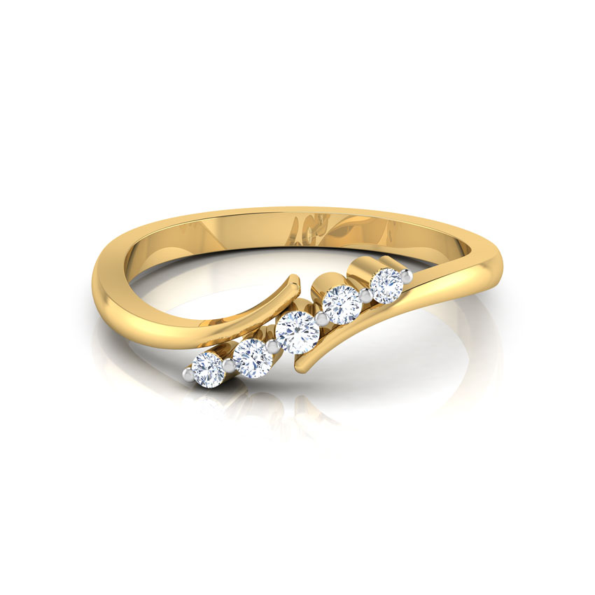 Trio Curls Diamond Ring