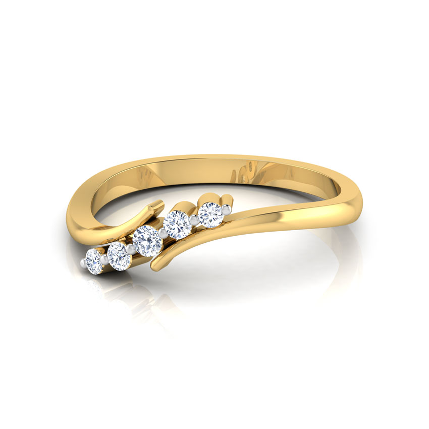 Trio Curls Diamond Ring
